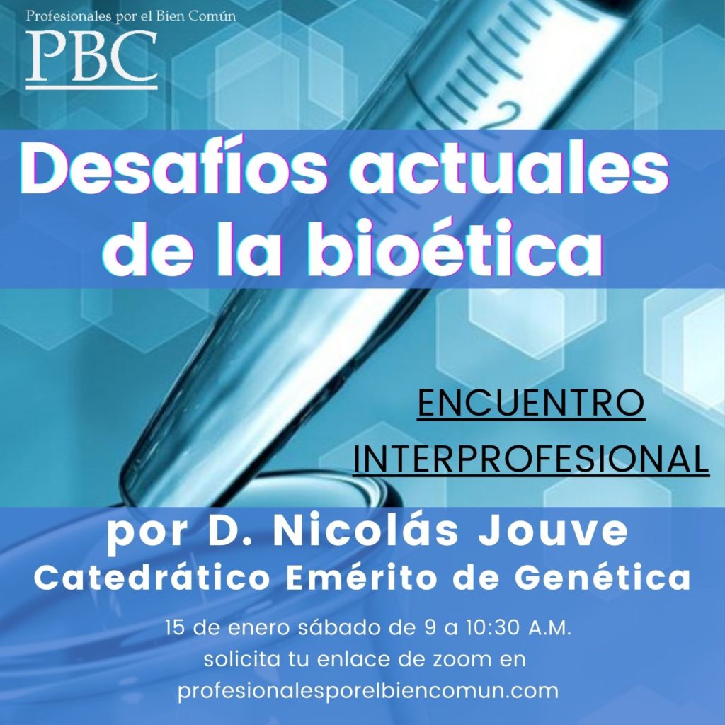 Encuentro interprofesional: «Desafíos actuales de la bioética»