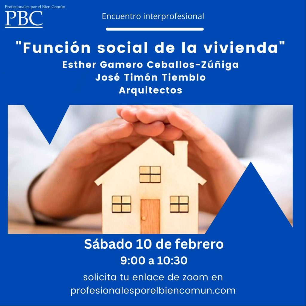 Encuentro interprofesional «Función social de la vivienda»